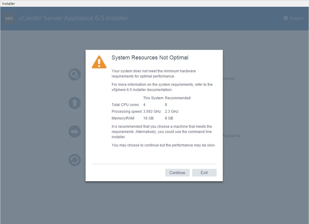 نصب نرم افزار VMware Vcenter Server 6.5 RC